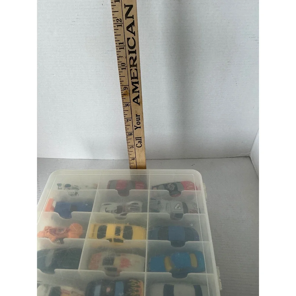 Vintage Matchbox Hot‎ Wheels Diecast Car Lot 48 Cars Carry Case Mixed Collection